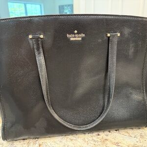 Kate Spade Black Leather Tote
